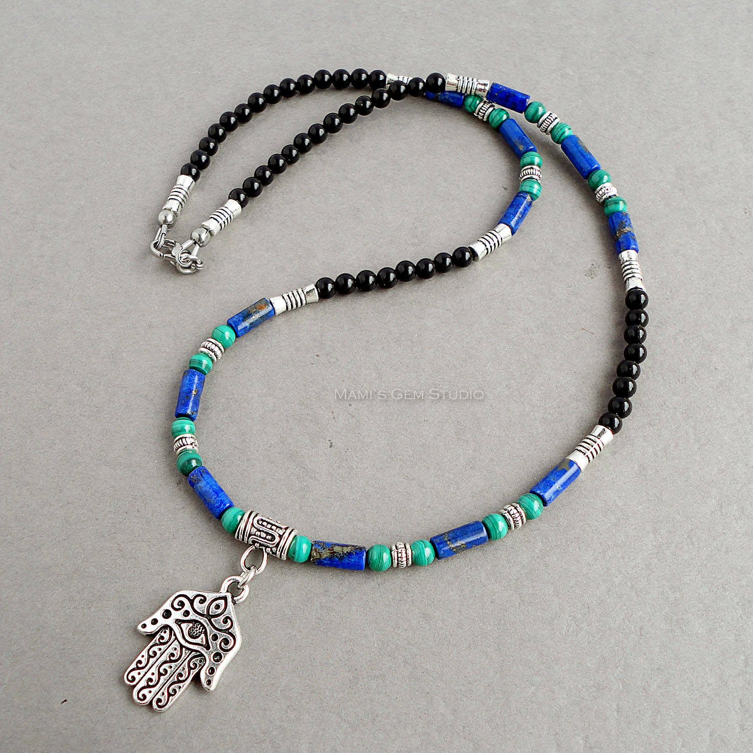 Mens hamsa necklace pendant Clearance