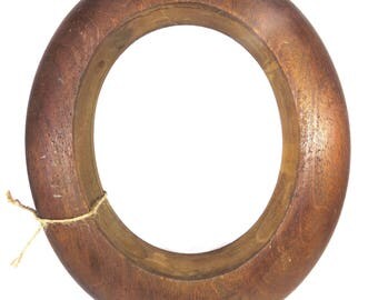 Vintage Wood Hat Brim Mold Block, Millinery Supply, Hat Making Form