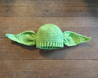 Handmade Baby Yoda Hat