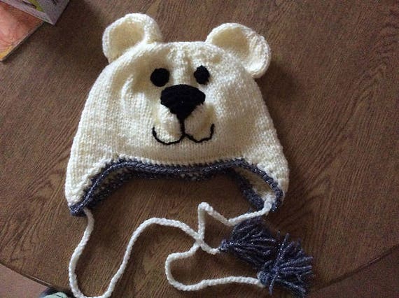 knitted polar bear