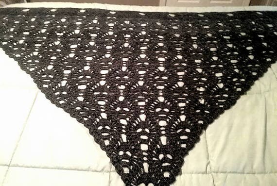 Skull shawl crochet skull shawl halloween shawl lost souls