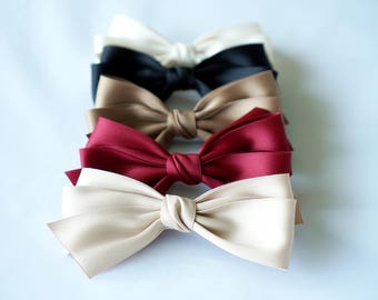 Big Bows Women Hair Bow Clip or Barrette
