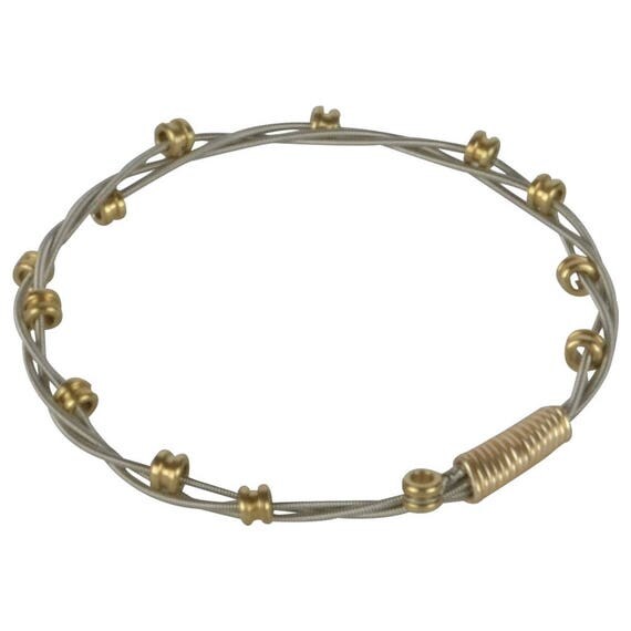 Ball End Guitar String Bangle Bracelet
