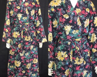 1950s robe / dressing gown / house coat