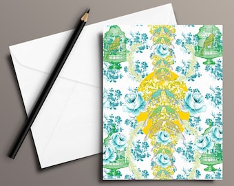 Birthday Card, Mum Birthday Card, Wife Birthday Card, Vintage Greeting Card, Floral Birthday Card, Card For Daughter, Card For Wife
