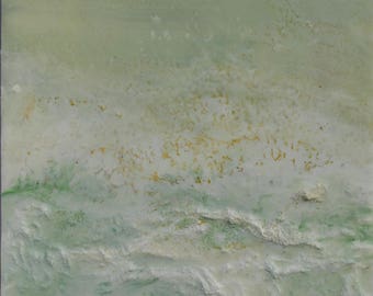 Original Encaustic Painting - "Virescent No. 1"