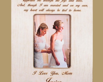 Mother Daughter Wedding Gift to Mom Bride Gift to Mom Wedding Gift to Mother Personalized Picture Frame Mother Bride Wedding 8x10