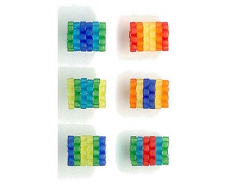 Delica Beads, Round 11/0 ... ... ... ... Transparent Matte ... ... ... ... ... ... ... ... ... ... ... 400 tiny uniform glass beads * 201