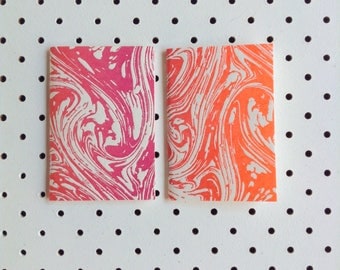 Letterpress Marble Notebook