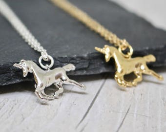 Unicorn Necklace, Unicorn Jewellery, Unicorn Gift, Friendship Gift, Fairytale Necklace, Fairytale Jewellery, Personalised Unicorn, Girl Gift