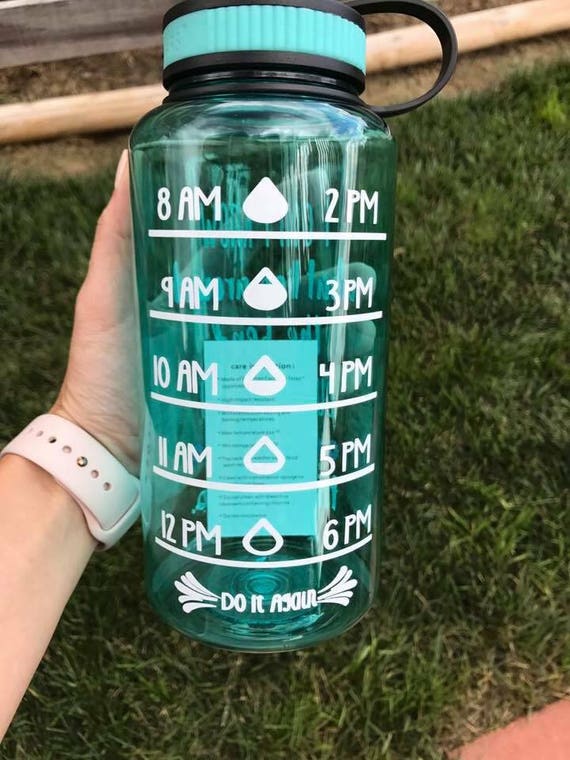 labelled water bottle