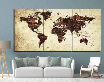 World Map Wall Decor map wall decor | etsy World Map Wall Decor map wall decor | etsy