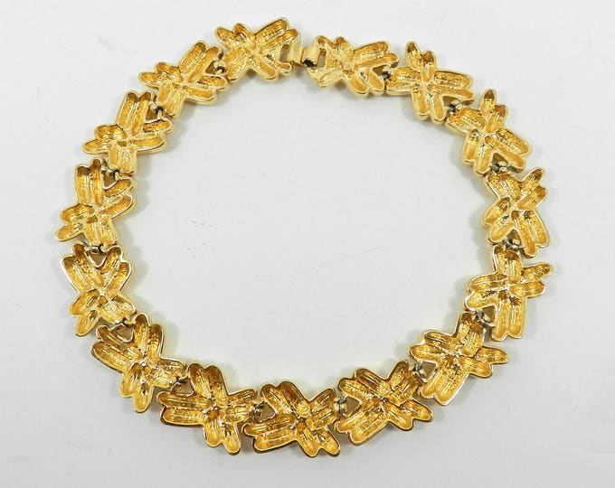 Valentino "Vo" Necklace, Valentino Jewelry, Haute Couture Statement Necklace, Vintage Runway Fashion, Highly Collectible