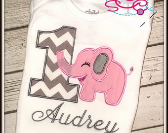 elephant birthday shirt