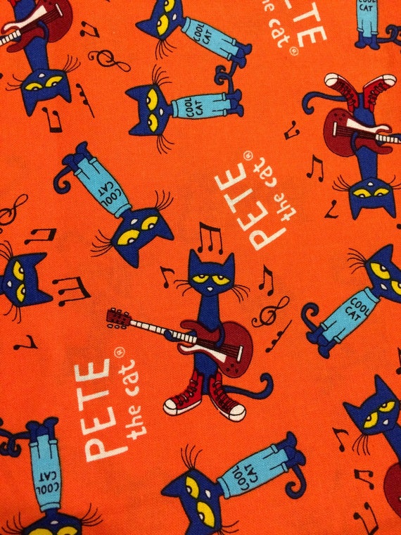 Pete The Cat Fabric 100 Cotton Quilting Apparel Crafts Home