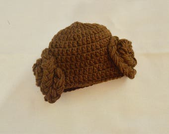 Princess Leia hat, Star Wars hat, Princess Leia photo prop, Princess Leia costume