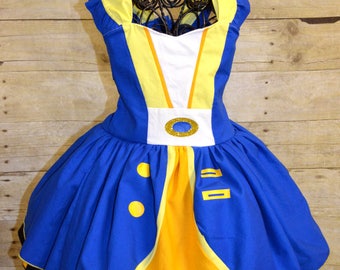 Beast Inspired Custom Dress with Mask Beauty and The Beast Party Dress up Costume