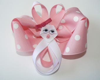 Easter Bunny hair clip