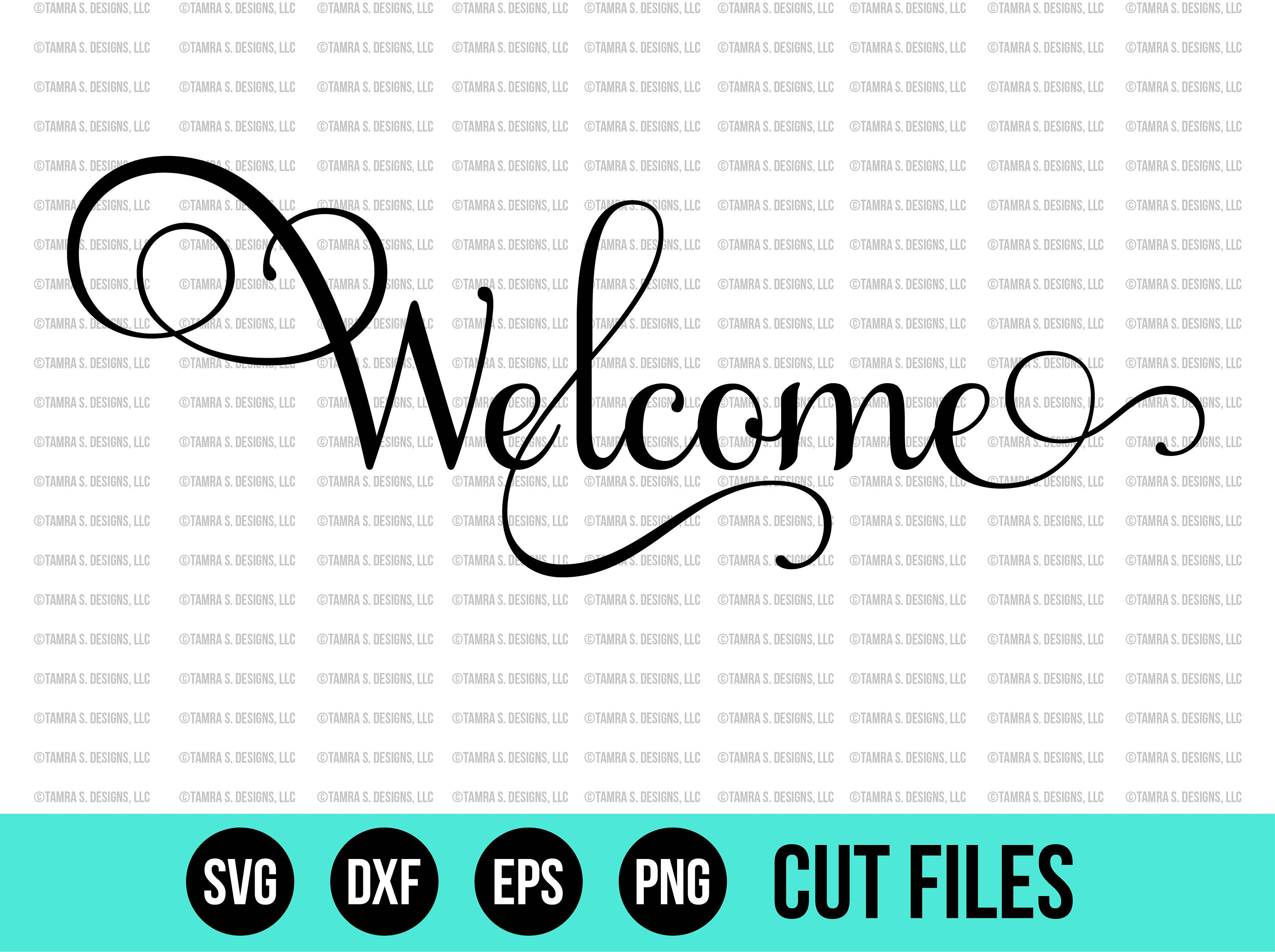 Download Welcome SVG SVG Files DXF Cut File Cricut Cut File