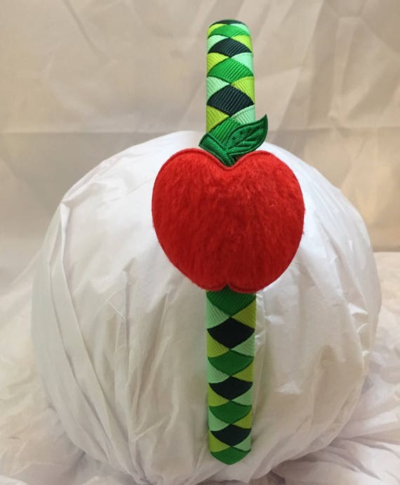 Headband apple apple headband red Headband hair accessory
