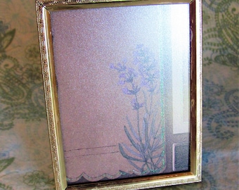 Small Vintage Metal Picture Frame, 3 5/8 x 4 5/8 th. Vintage Frame
