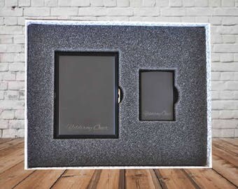 Personalized Cigarette Case and Lighter Set / Custom Engraved Name