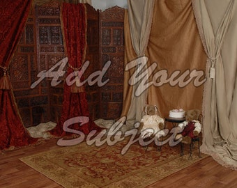 Digital Photo Background Vintage Victorian Backdrop