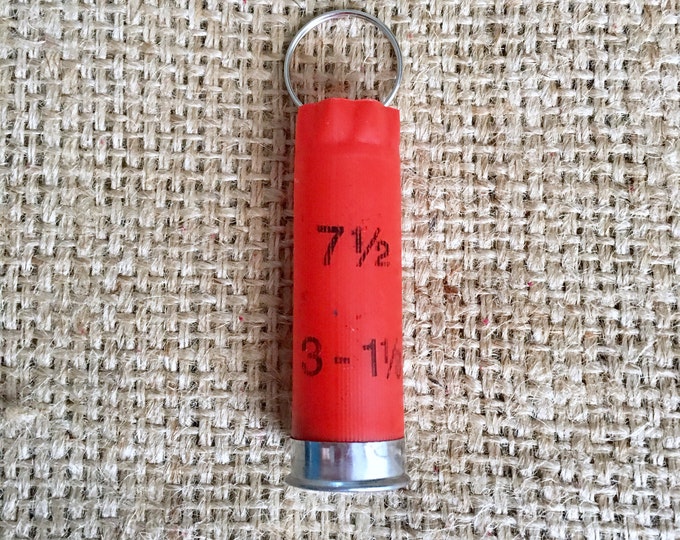 12 Gauge Keychain, Ammo Keychain, Shotgun Shell Keychain, Bullet Keychain, Men's Bullet Keychain, Hunter Gifts for Men, Ammunition Keychain