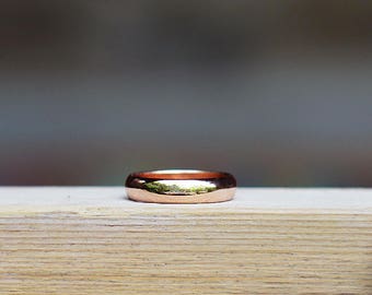 Rose Gold Band Rose Gold Wedding Band Rose Gold Ring Rose Gold Promise Ring Rose Gold Mens Ring Rose Gold Womens Ring 18k Rose Gold Unisex