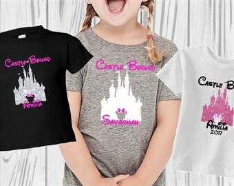 Castle Bound Shirt ~ Girl's Disney Shirt ~ Disney Bound Tee