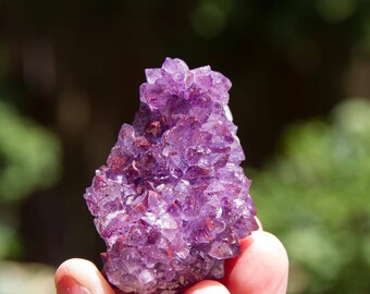 Red Amethyst Geode Thunder Bay Canada Natural Raw Auralite 23 high quality cluster Blue Points mine for collectors, reiki healing