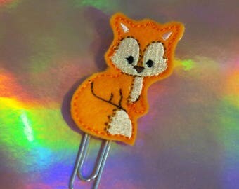 Fox Felt Planner Clip