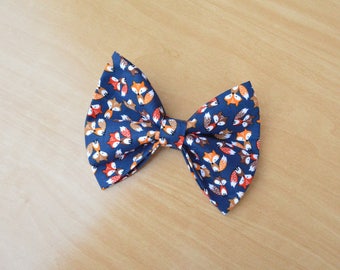 Foxes Dog Bow Tie