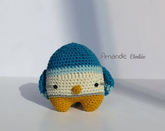 Tit to adopt - Tweety Bird - Lalylala - crochet handmade