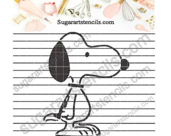 Snoopy stencil | Etsy