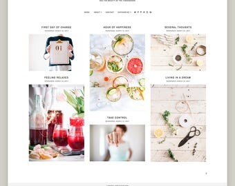 SALE! Lena | Responsive Minimalist Premade Blogger Template