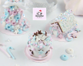 DOLLHOUSE MINIATURE Size Peppermint Candy Box