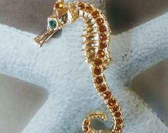 Vintage Seahorse Brooch/Pin Vintage Sealife Pin