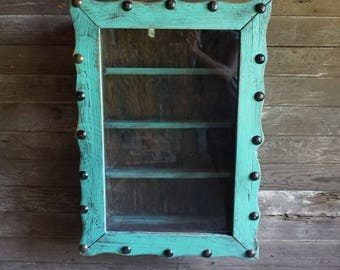 Rustic Shadow Box/Belt buckle Display