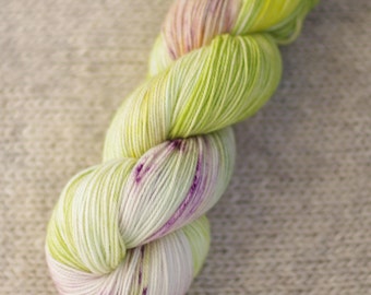 Hand dyed sock yarn, 80/20 merino nylon sock yarn, kettle dyed, indie dyed, merino wool, Knitting, Crochet