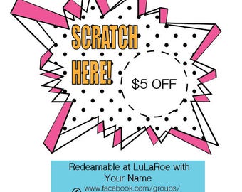 Customizable Scratch Off Tickets