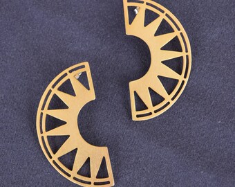 Statement Earrings • Boho Earrings • Bohemian Earrings • Boho Jewelry • Bohemian Jewelry • Gold Earrings • Long Earrings • Drop Earrings