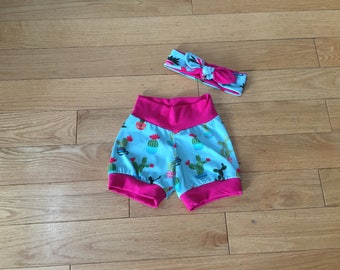 Cactus Cuffed Shorts