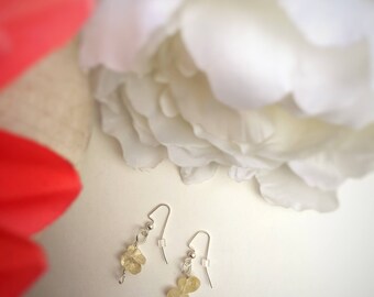 CITRINE Crystal Earrings, November Birthstone, Gemstone, Crystal Jewelry