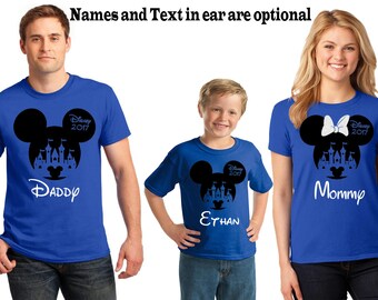 Family Disney Shirt, Glitter Minnie Bow Disney Shirts, Disney Shirts, Disney Family Shirts, Disney Shirt, Matching Disney tshirt, Mickey Tee