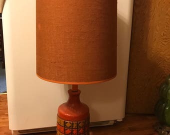 Vintage Retro mid century table lamp