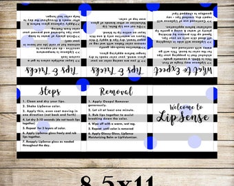 LipSense Foldable Pamphlet, LipSense Brochure, LipSense Digital Download, Digital Files, How to Apply, LipSense Party, LipSense Marketing