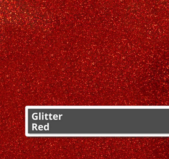 Red Glitter HTV Burgundy Glitter Heat Transfer Vinyl Sheets