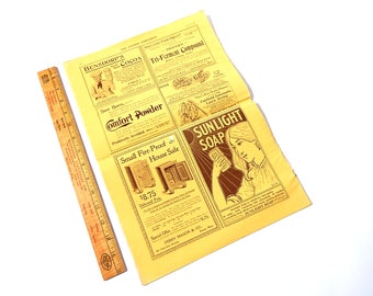 The Youths Companion July 1896 New England Illustrated Family Paper, Antique Advertisements Vintage Paper Graphics, Mixed Media Supply
