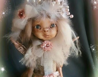 Half-dragon half-elfe Maylyn - Ooak art doll by Lightleaf Studio